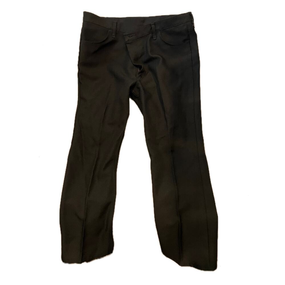 Wrangler Straight Dress/Casual Black Pants Mens 42x30